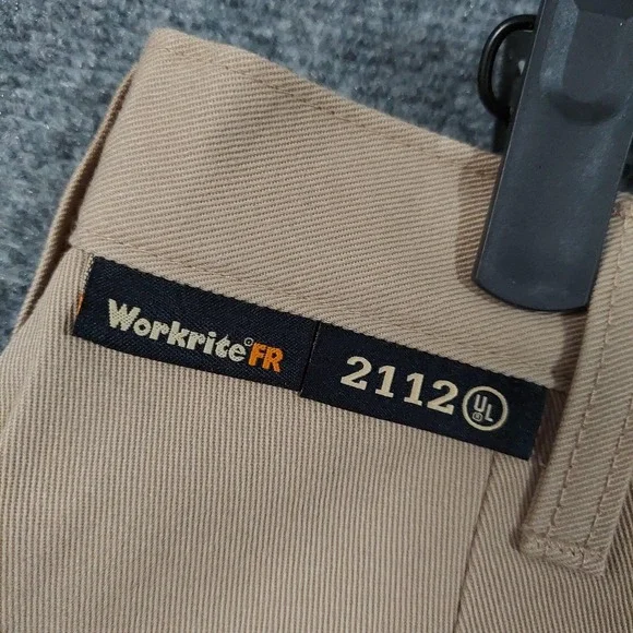 Workrite 2112 FR Pants Mens 34x34 (Fits 33x34) Flame Resistant Arc Rated 12.4